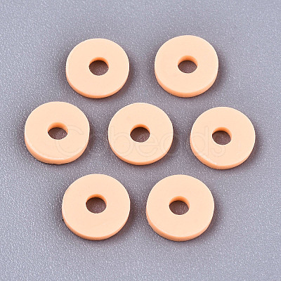 Handmade Polymer Clay Beads X-CLAY-Q251-8.0mm-90-1