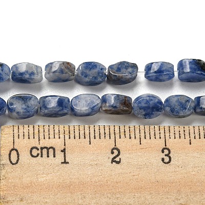 Natural Blue Spot Jasper Beads Strands G-M420-H06-03-1