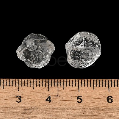 Transparent Glass Beads GLAA-D025-04B-1