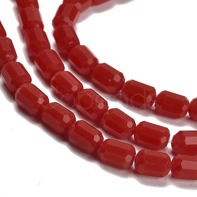 Opaque Glass Beads Strands GLAA-G112-04J-1