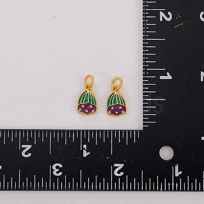 20Pcs Rack Plating Alloy Enamel Charms ENAM-SZ0003-06-1