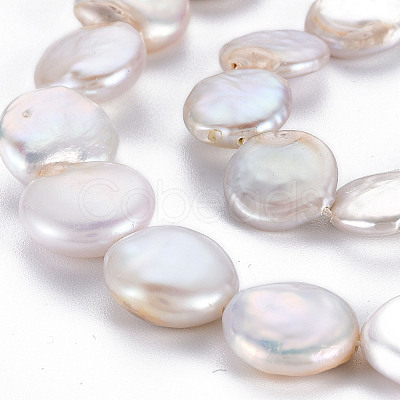 Natural Keshi Pearl Beads Strands PEAR-S018-03B-1