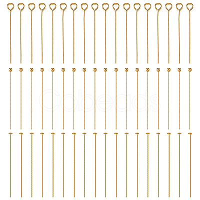 300Pcs 3 Styles Brass Pins Sets KK-TA0001-40-1