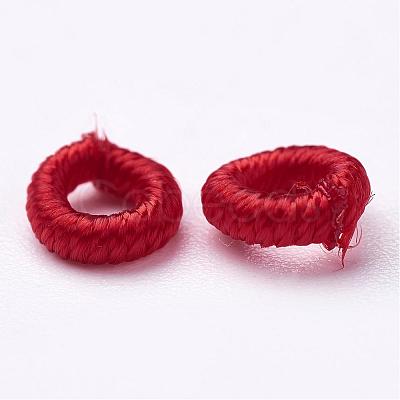 Polyester Weave Beads WOVE-N003-23-1