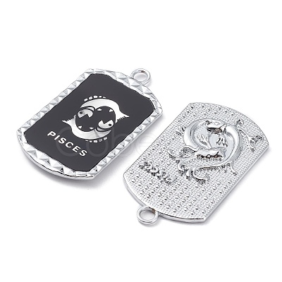 Alloy Twelve Constellations Series Big Pendants PALLOY-O107-01P-12-1