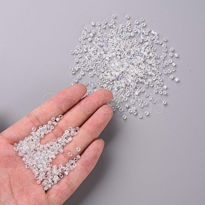 Round Glass Seed Beads SEED-A007-3mm-161-1