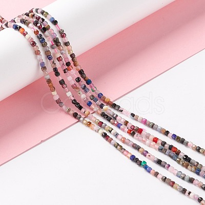 Natural Mixed Gemstone Beads Strands G-M390-01-1