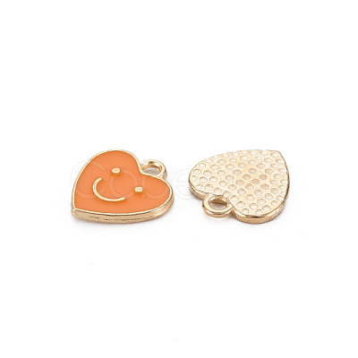 Alloy Enamel Charms X-ENAM-T016-12I-RS-1