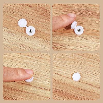 Gorgecraft 200Pcs 5 Colors Plastic Furniture Fence Screw Hole Plug FIND-GF0004-65-1