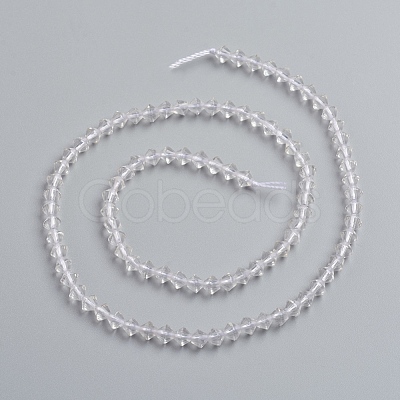 Natural Quartz Crystal Beads Strands G-E560-E09-4mm-1