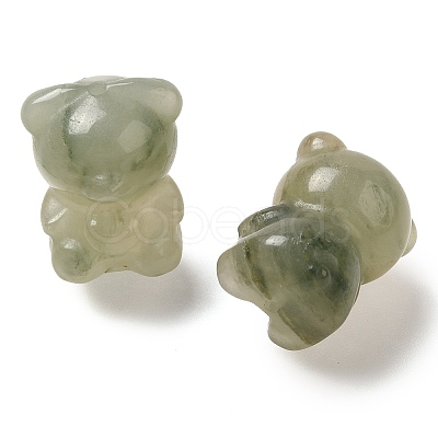 Natural Jade Carved Beads G-P550-14C-1