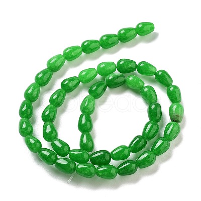 Natural Malaysia Jade Dyed Beads Strands G-B106-A09-01-1