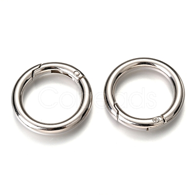 Zinc Alloy Spring Gate Rings X-PALLOY-C100-01P-02-1