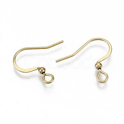 304 Stainless Steel Earring Hooks STAS-N092-103G-NR-1