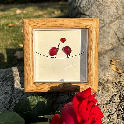 Valentine's Day Wood Photo Frame Stand PW-WG77CA5-01-1