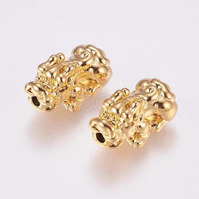 Feng Shui Brass Beads KK-P116-20-1