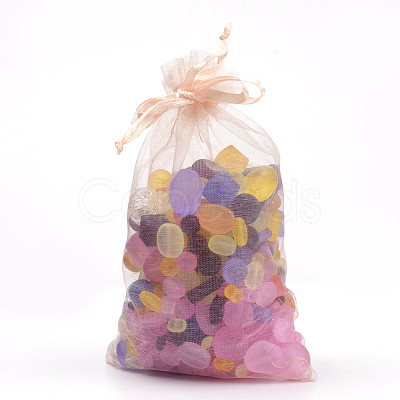 Organza Gift Bags with Drawstring OP-R016-13x18cm-23-1