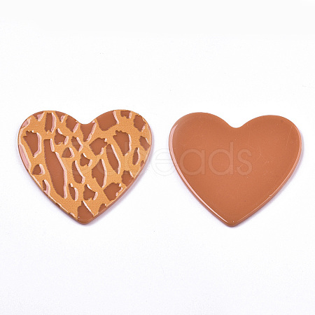 Opaque Printed Acrylic Cabochons MACR-N011-001-A02-1