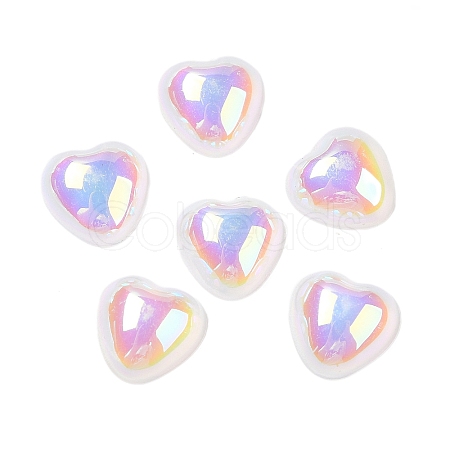 UV Plating Acrylic Cabochons OACR-H121-01A-1