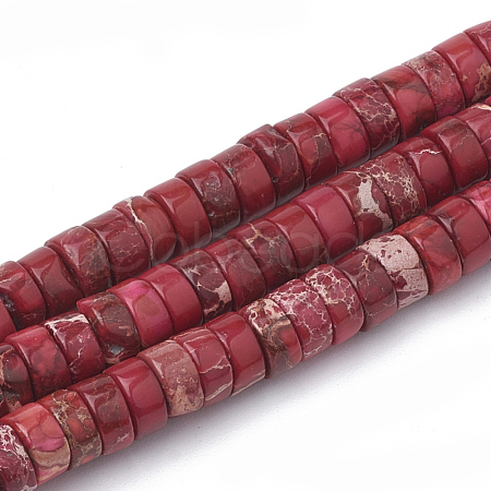 Synthetic Imperial Jasper Beads Strands G-T103-19D-1