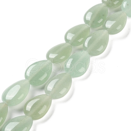 Natural Green Aventurine Beads Strands G-K357-A10-01-1