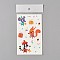 Removable Temporary Tattoos, Water Proof, Cartoon  Paper Stickers, Animal, Colorful, 120~121.5x75mm