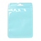 Rectangle Plastic Zip Lock Gift Bags, with Transparence Windows Resealable Bags, Pale Turquoise, 15x10.5x0.1cm, Unilateral Thickness: 2.5 Mil(0.065mm)