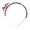 Amethyst with Metal Hair Bands, 160x130mm