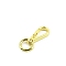 Zinc Alloy Swivel Clasps, Golden, 52mm