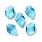 K9 Glass, Imitation Austrian Crystal Beads, Faceted, Rhombus, Sky Blue, 10x8x4mm, Hole: 1.4mm