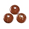 Natural Red Jasper  Pendants, Donut/Pi Disc Charms, 45x5~7mm, Hole: 10.5mm