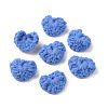 Handicraft Cotton Knitting Heart Ornament Accessories FIND-WH0116-44F-1