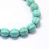 Synthetic Turquoise Gemstone Bead Strands TURQ-S282-20-2