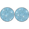 PVC Rhinestone Anti-slip Coaster PW-WGFA6AD-08-1