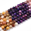 Natural & Synthetic Mixed Gemstone Beads Strands G-D080-A01-02-05-4