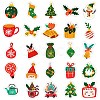 50Pcs Christmas Theme Cartoon Paper Stickers DIY-P085-12-6