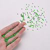 11/0 Grade A Baking Paint Glass Seed Beads X-SEED-N001-A-1070-4
