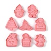 Christmas Plastic Cookie Candy Food Cutters Molds DIY-K080-03-2