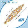 1Pc Rhinestone Iron On Ornament Accessories FIND-FG0003-05-2