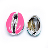 Electroplated Cowrie Shell Beads BSHE-I007-02P-2