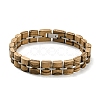 Wooden Watch Band Bracelets for Women Men BJEW-M306-01P-3