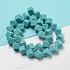 Dyed Synthetic Turquoise Beads Strands G-G075-C02-01-3