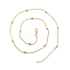 Brass Satellite Chains Necklace for Women NJEW-P265-17G-3