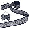 Gorgecraft Ethnic style Embroidery Polyester Ribbons OCOR-GF0002-24A-4