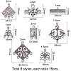 Tibetan Style Chandelier Component Links TIBE-PH0004-58-2