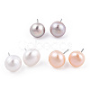 Natural Pearl Stud Earrings PEAR-N020-10A-3