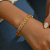 Real 18K Gold Plated Brass Bangles AJ8200-3-3