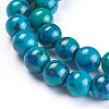 Natural Chrysocolla Beads Strands X-G-F647-02-A-3