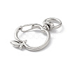 Apple Alloy Swivel Clasps X-FIND-L012-02P-3