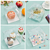 Foldable Transparent Plastic Single Cake Gift Packing Box CON-WH0088-28C-5